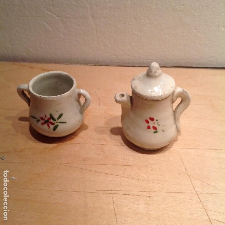 Casas de mu&ntilde;ecas: Juego cafe de loza - Foto 3