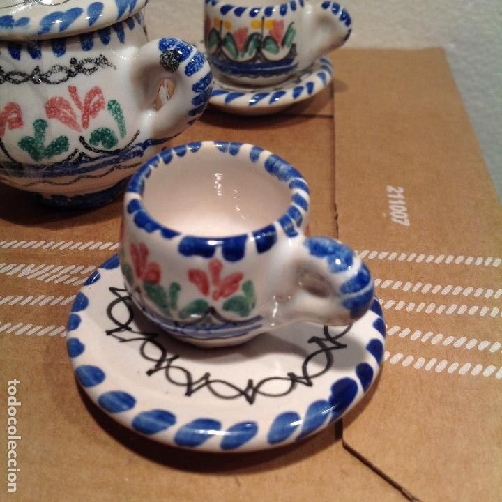 Casas de mu&ntilde;ecas: Juego de caf&eacute; de porcelana - Foto 2