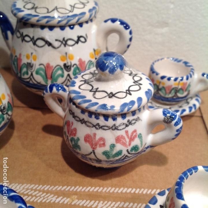 Casas de mu&ntilde;ecas: Juego de caf&eacute; de porcelana - Foto 3