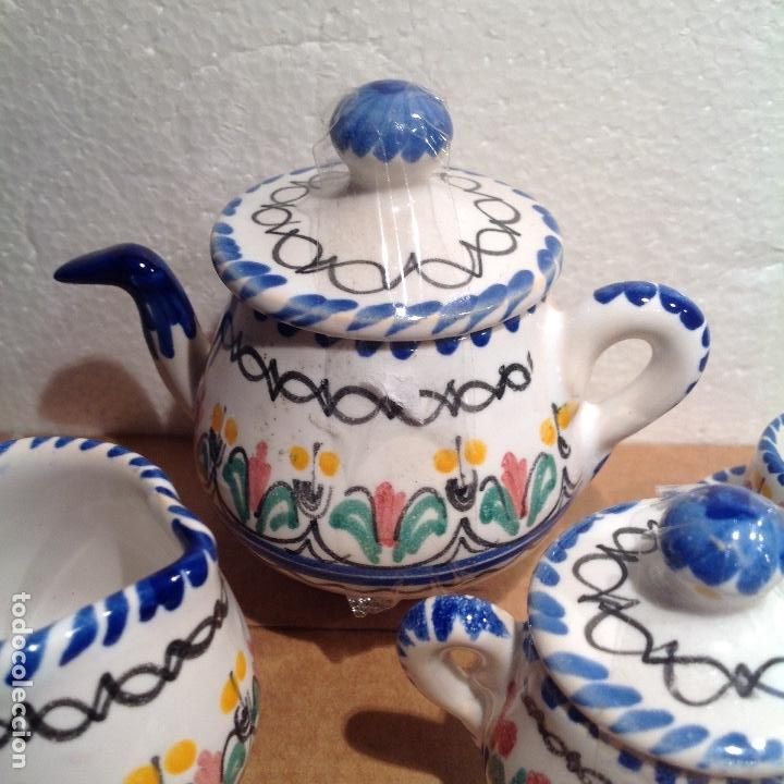 Casas de mu&ntilde;ecas: Juego de caf&eacute; de porcelana - Foto 5