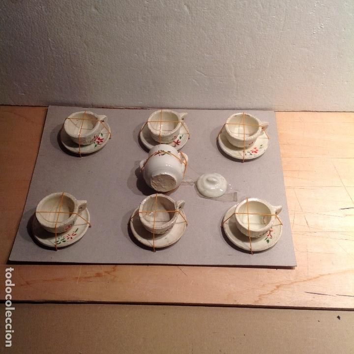 Casas de mu&ntilde;ecas: Juego de caf&eacute; de loza - Foto 1