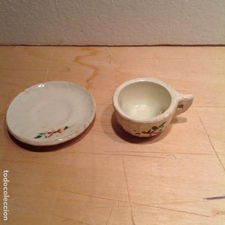 Casas de mu&ntilde;ecas: Juego de caf&eacute; de loza - Foto 3
