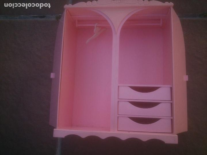 Casas de mu&ntilde;ecas: ARMARIO DE BARRIGUITAS COLOR ROSA - Foto 2