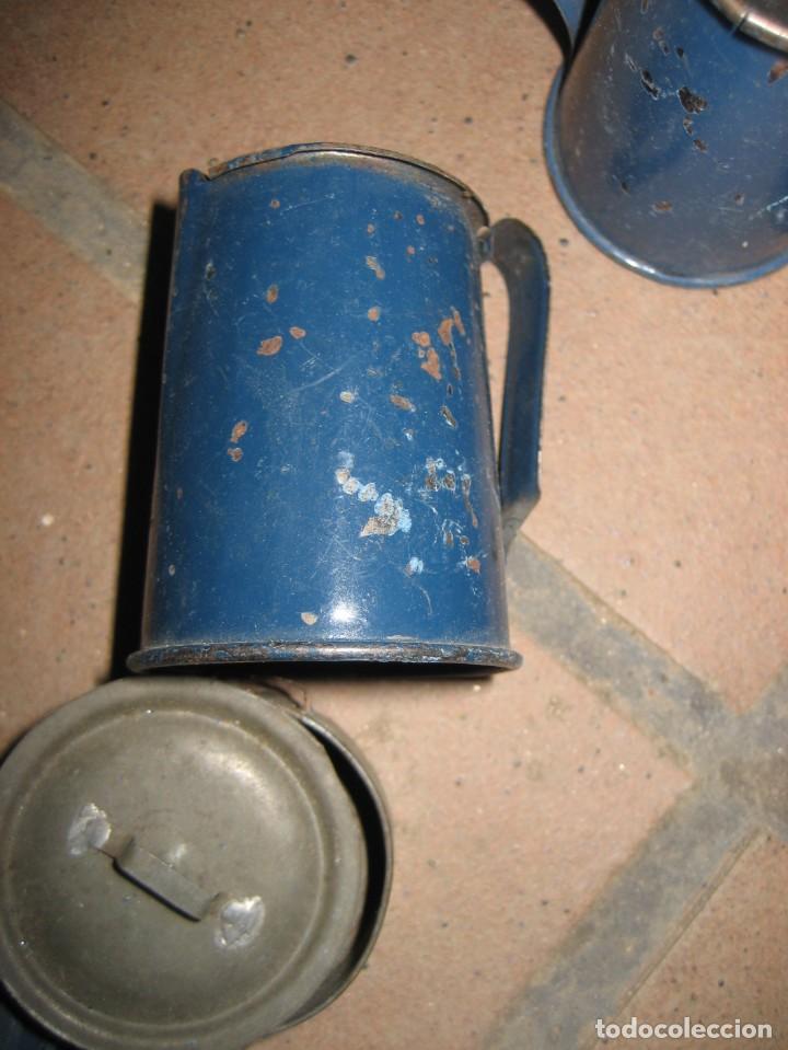 Casas de Muñecas: antiguo lote de utensilios cocina de hojalata para casa de muñecas vajilla taza jarra plato - Foto 21 - 265563534
