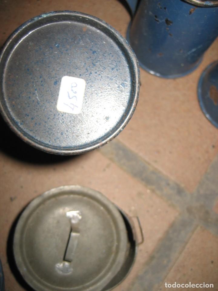 Casas de Muñecas: antiguo lote de utensilios cocina de hojalata para casa de muñecas vajilla taza jarra plato - Foto 22 - 265563534