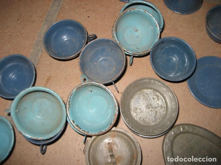 Casas de Muñecas: antiguo lote de utensilios cocina de hojalata para casa de muñecas vajilla taza jarra plato - Foto 24 - 265563534