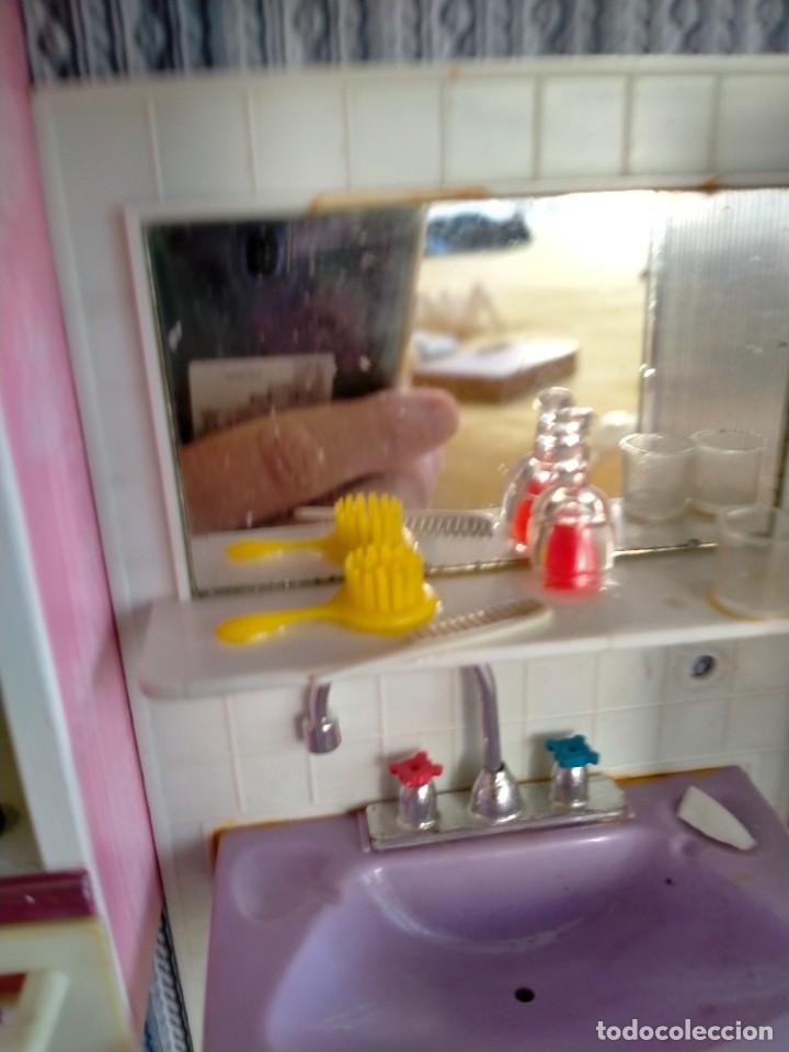 Casas de mu&ntilde;ecas: Diorama ba&ntilde;o Hogarin con mu&ntilde;ecas - Foto 6