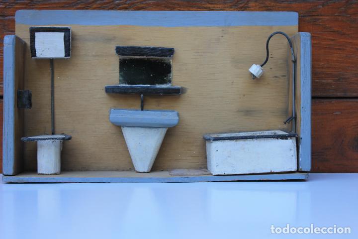 Casas de mu&ntilde;ecas: CUARTO DE BA&Ntilde;O CASA DE MU&Ntilde;ECAS. - Foto 2