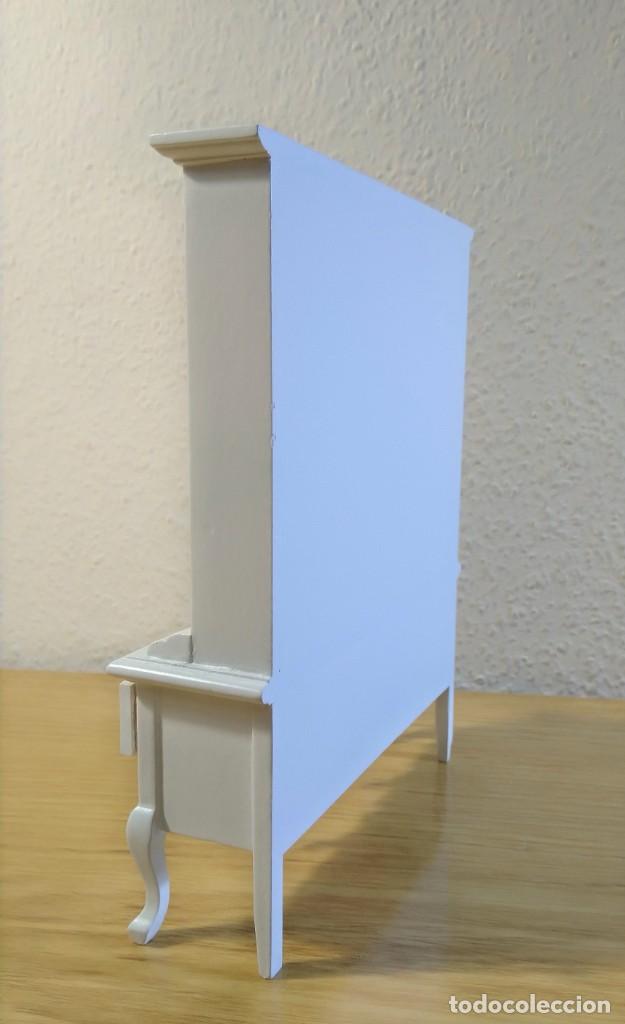Casas de mu&ntilde;ecas: MUEBLE DE COMEDOR EN MADERA CON COMPLEMENTOS-CASA MU&Ntilde;ECA MINIATURA ESCALA1:12 - Foto 12