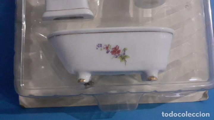Casas de mu&ntilde;ecas: Ba&ntilde;o completo para casa de mu&ntilde;ecas. - Foto 5