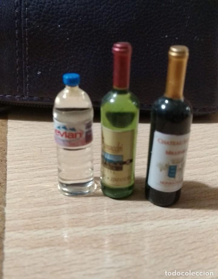 Casas de mu&ntilde;ecas: 2 botellas escala 1:12 - Foto 1