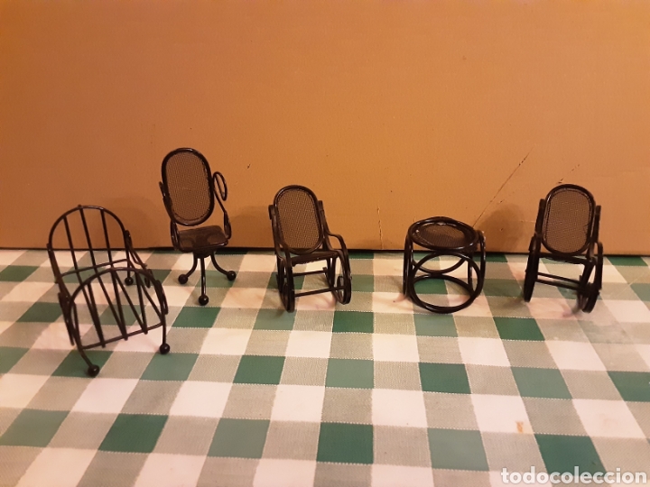 Casas de mu&ntilde;ecas: Conjunto de 5 piezas casa mu&ntilde;ecas - Foto 1
