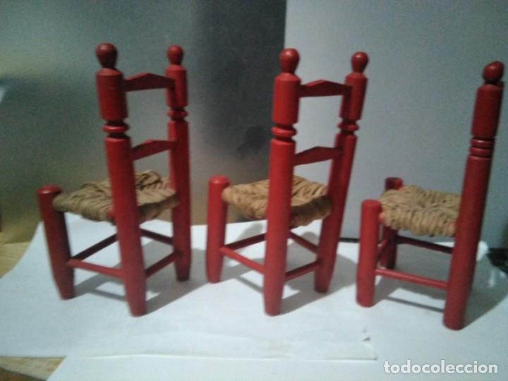 Casas de mu&ntilde;ecas: Comedor de madera para casa de mu&ntilde;ecas - Foto 3