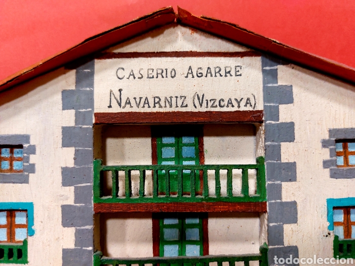 Casas de Muñecas: PRECIOSO CASERÍO VASCO DE MADERA. CASERÍO AGARRE. NAVARNIZ, (VIZCAYA). - Foto 2 - 294823253