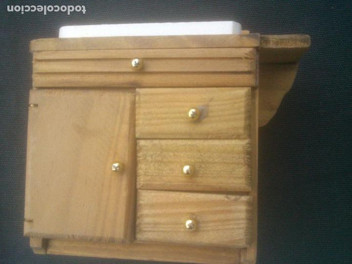 Casas de mu&ntilde;ecas: MOBILIARIO BA&Ntilde;O EN CERAMICA - Foto 3