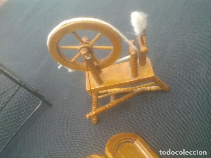 Casas de mu&ntilde;ecas: MOBILIARIO VARIADO MADERA - Foto 5