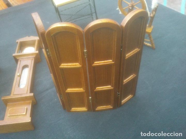 Casas de mu&ntilde;ecas: MOBILIARIO VARIADO MADERA - Foto 7