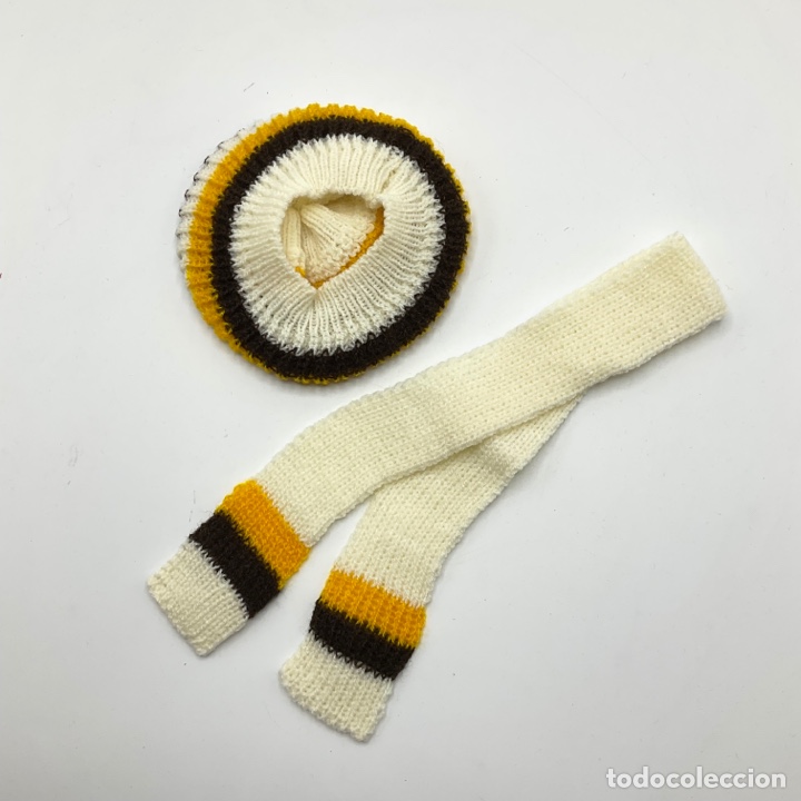 Casas de mu&ntilde;ecas: Ropa para mu&ntilde;eca - Conjunto de gorro y bufanda de lana - Foto 2