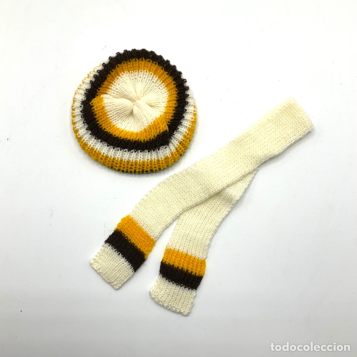 Casas de mu&ntilde;ecas: Ropa para mu&ntilde;eca - Conjunto de gorro y bufanda de lana - Foto 1