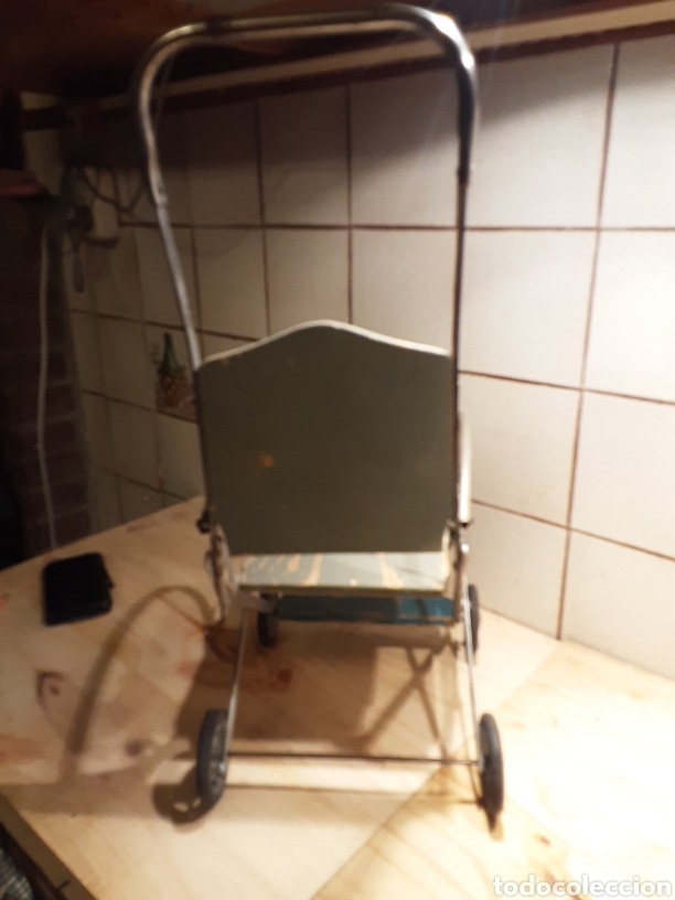 Casas de mu&ntilde;ecas: Silla plegable antigua para mu&ntilde;ecas - Foto 3