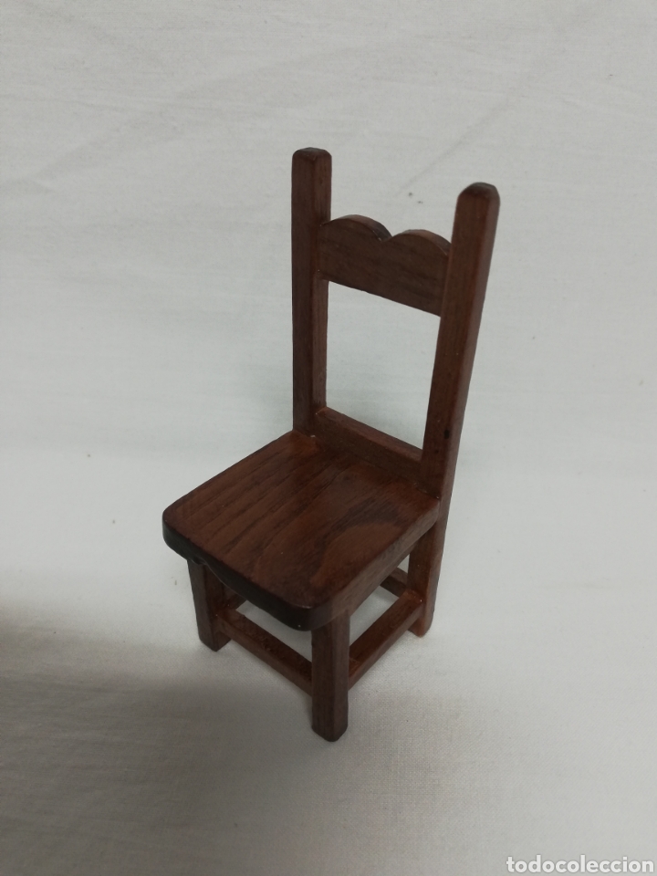 Casas de mu&ntilde;ecas: SILLA PARA CASA DE MU&Ntilde;ECAS. ESTILO RUSTICO. - Foto 1