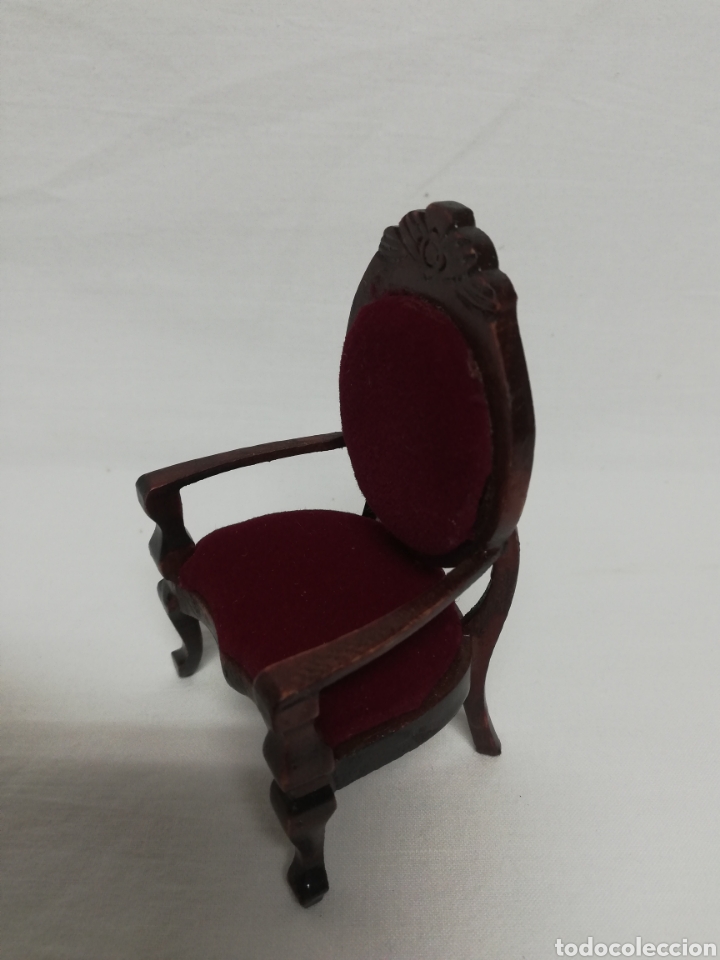 Casas de mu&ntilde;ecas: SILLON PARA CASA DE MU&Ntilde;ECAS. ESTILO CL&Aacute;SICO. - Foto 2
