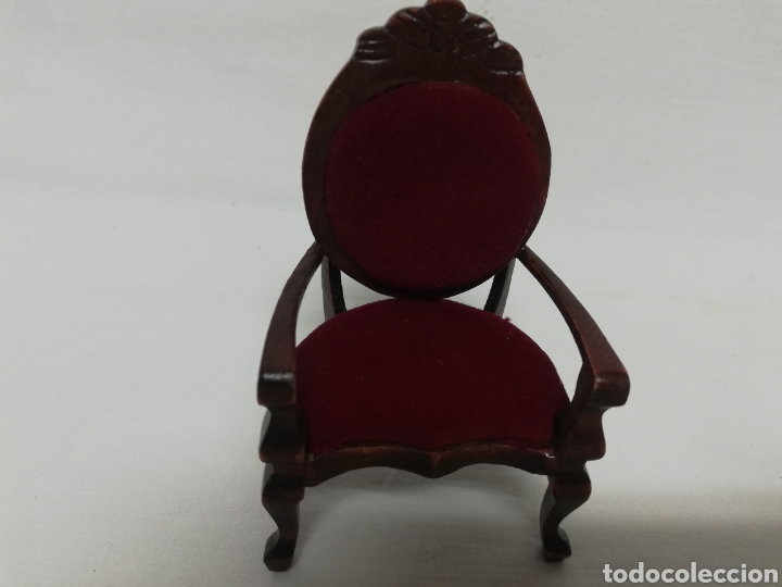 Casas de mu&ntilde;ecas: SILLON PARA CASA DE MU&Ntilde;ECAS. ESTILO CL&Aacute;SICO. - Foto 3
