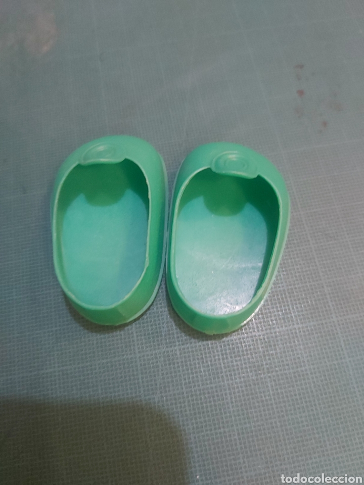 Casas de mu&ntilde;ecas: ZAPATOS NANCY VINTAGE VERDES - Foto 1