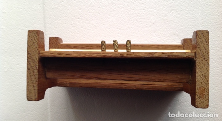 Casas de mu&ntilde;ecas: PIANO MADERA EN MINIATURA - Foto 13