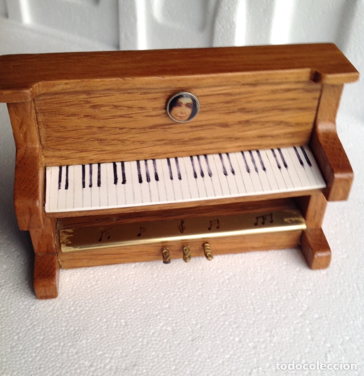 Casas de mu&ntilde;ecas: PIANO MADERA EN MINIATURA - Foto 19