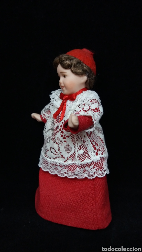 Casas de mu&ntilde;ecas: Monaguillo de porcelana - Foto 2