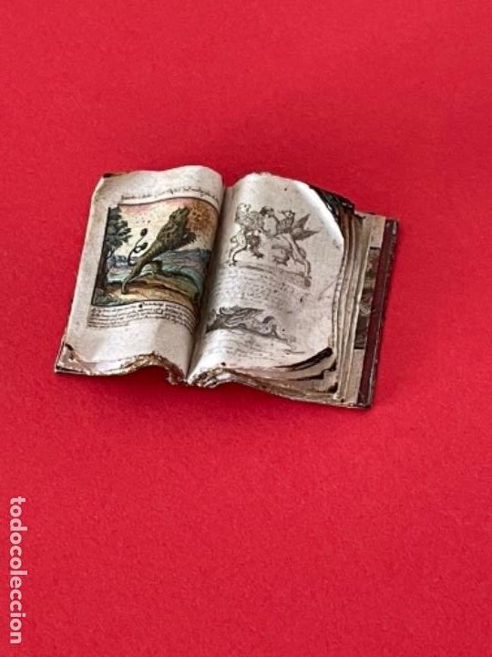 Casas de mu&ntilde;ecas: Libro medieval miniatura para casa de mu&ntilde;ecas - Foto 2