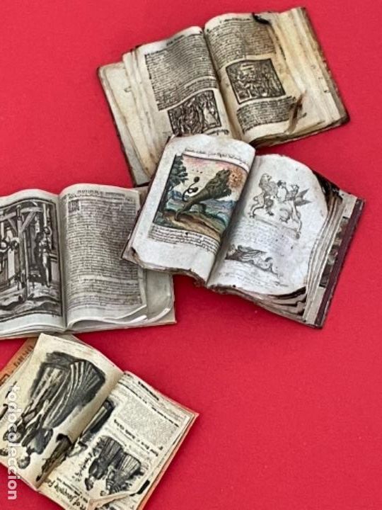 Casas de mu&ntilde;ecas: Libro medieval miniatura para casa de mu&ntilde;ecas - Foto 7