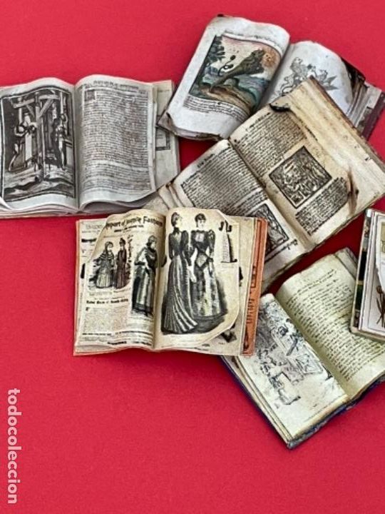 Casas de mu&ntilde;ecas: Libro medieval miniatura para casa de mu&ntilde;ecas - Foto 8