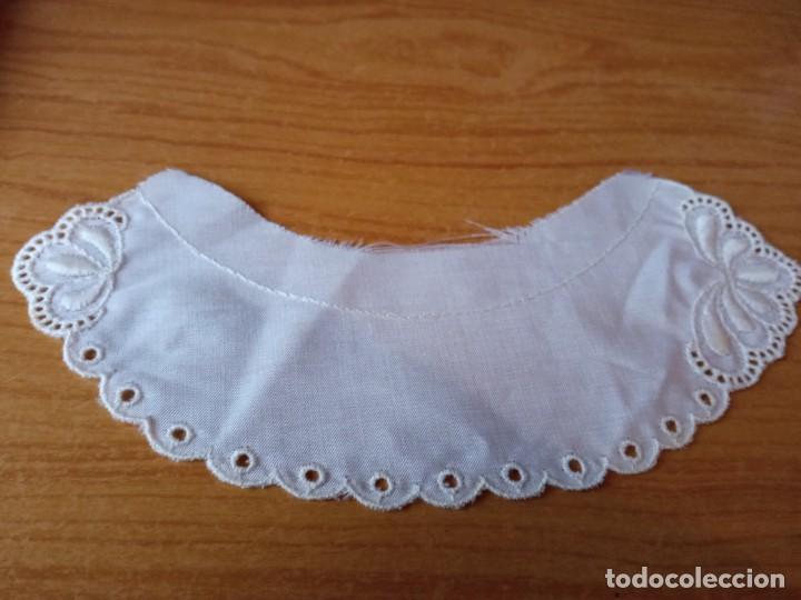 Casas de mu&ntilde;ecas: cuello con bordado blanco 18x6cm - Foto 1