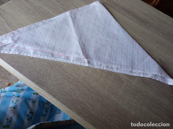 Casas de mu&ntilde;ecas: pa&ntilde;uelo rosa para la cabeza 54x27cm - Foto 2