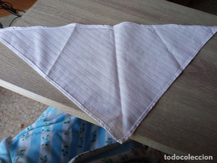 Casas de mu&ntilde;ecas: pa&ntilde;uelo rosa para la cabeza 54x27cm - Foto 4