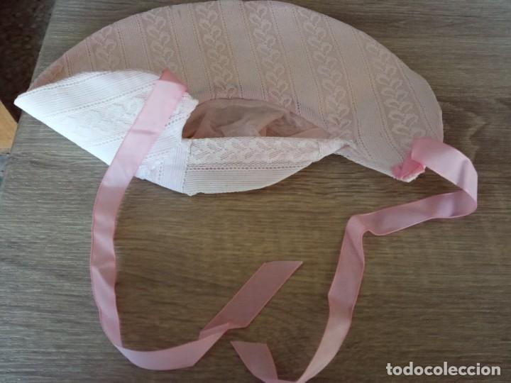 Casas de mu&ntilde;ecas: caperuza rosa para mu&ntilde;eca 29x19cm - Foto 1