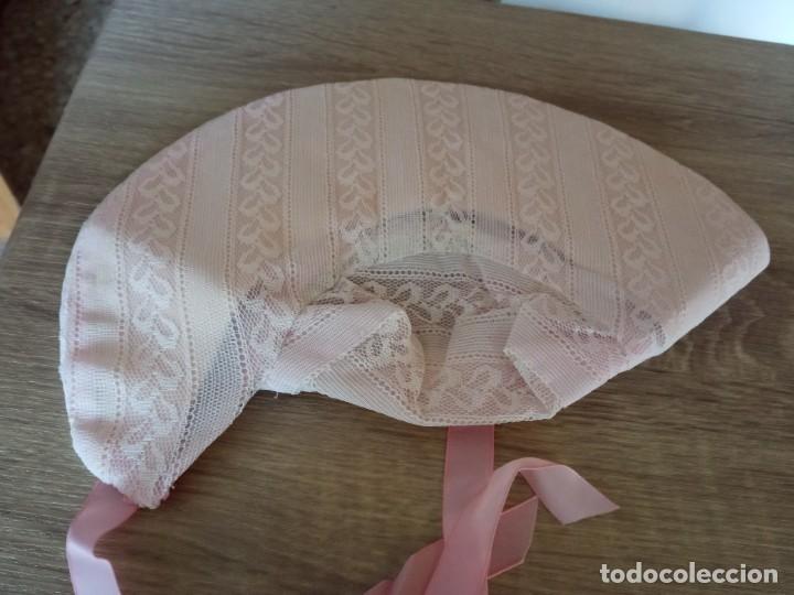 Casas de mu&ntilde;ecas: caperuza rosa para mu&ntilde;eca 29x19cm - Foto 2