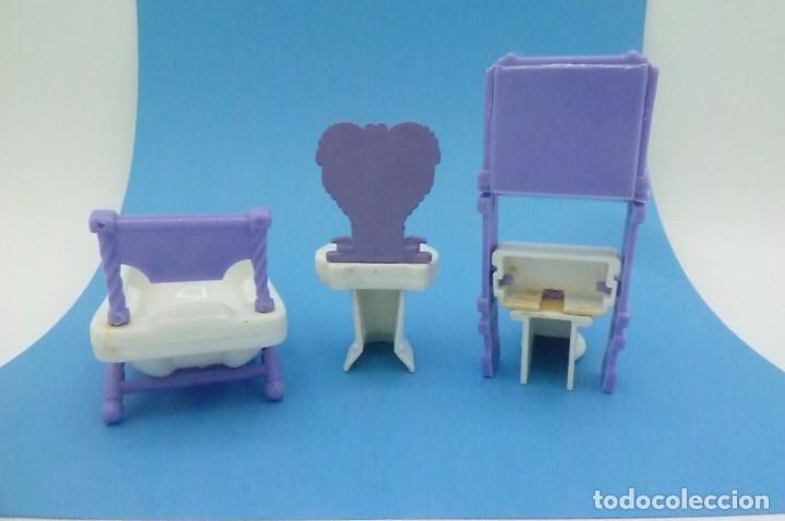 Casas de mu&ntilde;ecas: Lote muebles pl&aacute;stico casa mu&ntilde;ecas - Foto 3