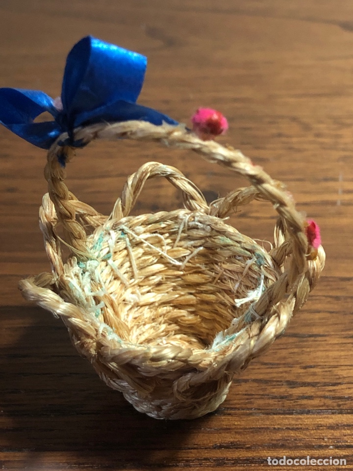 Casas de mu&ntilde;ecas: CESTA MIMBRE MINI TAMA&Ntilde;O PARA CASA DE MU&Ntilde;ECAS - Foto 5