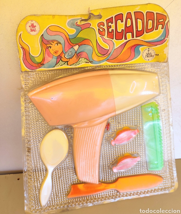 Casas de mu&ntilde;ecas: Conjunto de secador.Sin utilizar .Perg - Foto 2