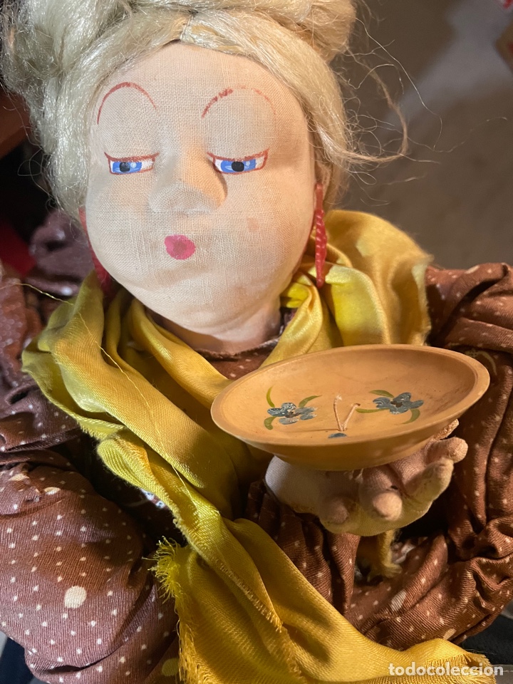 Casas de mu&ntilde;ecas: ANTIGUA MU&Ntilde;ECA DE TRAPO - Foto 4