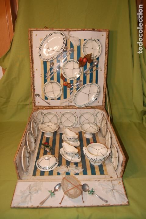 Casas de mu&ntilde;ecas: vajilla antigua de mu&ntilde;ecas - Foto 2