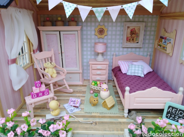 Casas de mu&ntilde;ecas: Casa de mu&ntilde;ecas dormitorio infantil - Foto 3