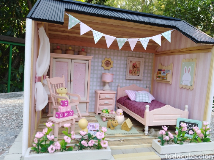 Casas de mu&ntilde;ecas: Casa de mu&ntilde;ecas dormitorio infantil - Foto 5