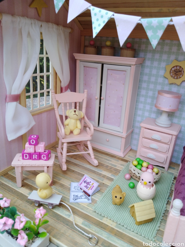 Casas de mu&ntilde;ecas: Casa de mu&ntilde;ecas dormitorio infantil - Foto 7