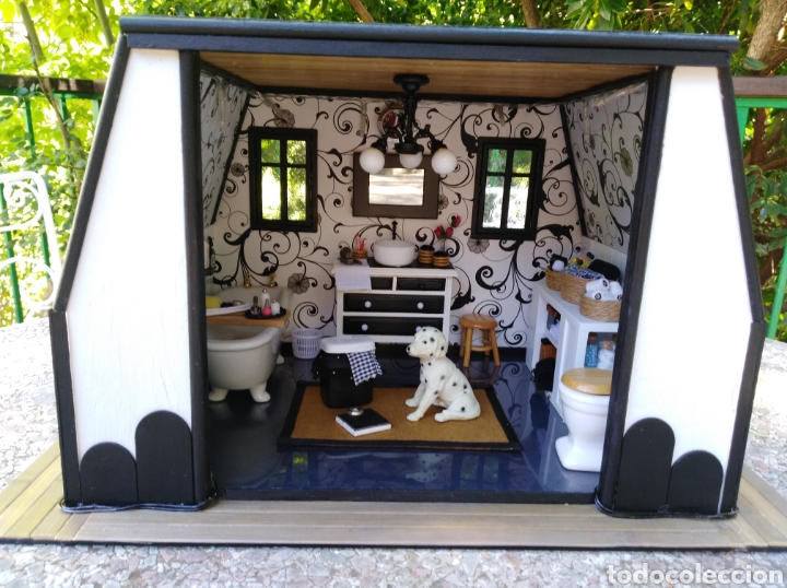Casas de mu&ntilde;ecas: Casa de mu&ntilde;ecas cuarto de ba&ntilde;o - Foto 2