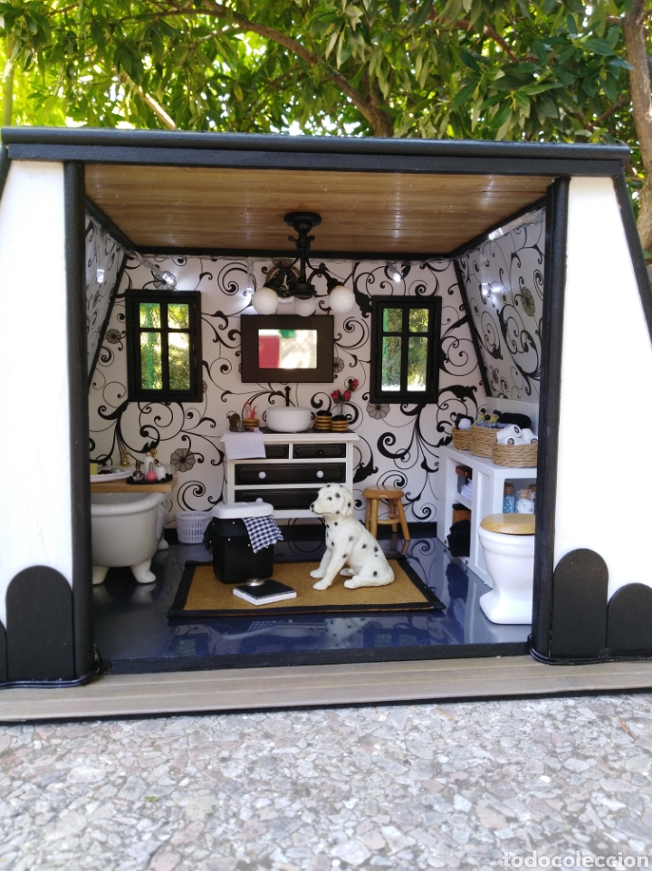 Casas de mu&ntilde;ecas: Casa de mu&ntilde;ecas cuarto de ba&ntilde;o - Foto 4