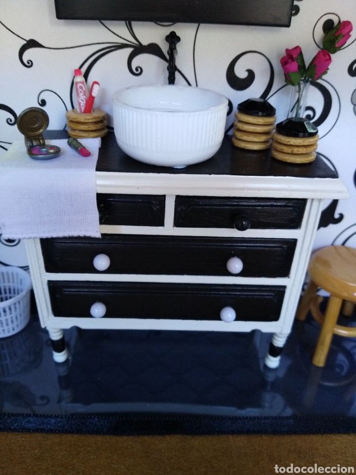 Casas de mu&ntilde;ecas: Casa de mu&ntilde;ecas cuarto de ba&ntilde;o - Foto 7